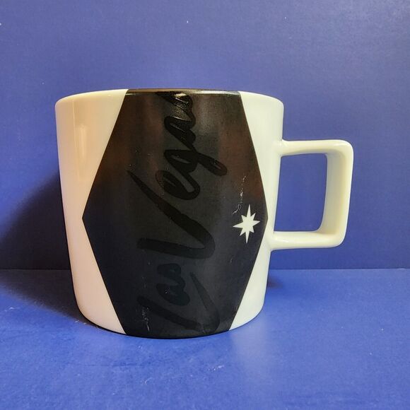 Starbucks Las Vegas Black Coffee Cup 14 oz Tea Mug 2014 Limited Edition - Picture 1 of 9